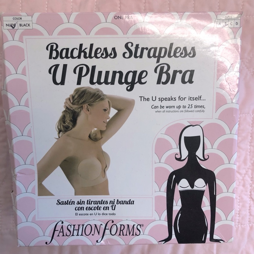 Backless Strapless U Plunge Bra